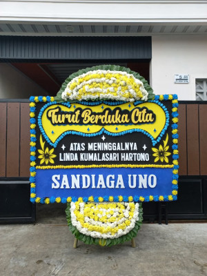 Papan Bunga Duka di Baringin