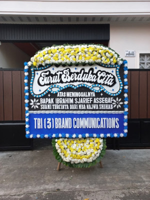 Papan Bunga Duka di Baringin